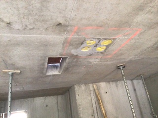 Travaux de ventilation incorporée dans la dalle img 1496